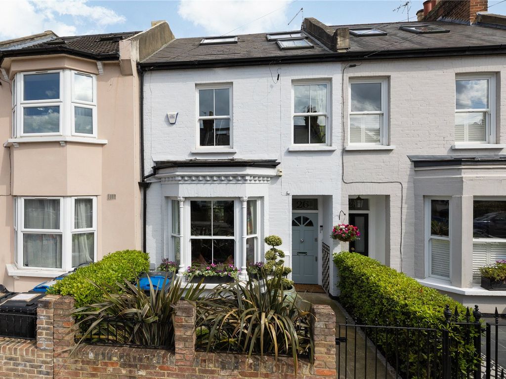 3 bed terraced house for sale in Graham Road, Wimbledon, London SW19, £