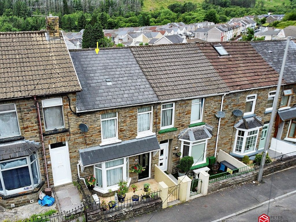 3 bed terraced house for sale in Oakfield Terrace, Nantymoel, Bridgend, Bridgend County. CF32, £