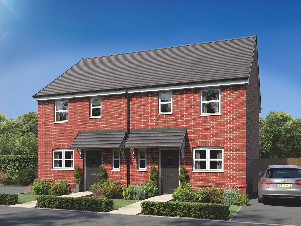 New home, 2 bed semidetached house for sale in "The Wareham" at Norton