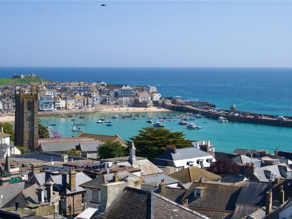 4 bed terraced house for sale in Tregenna Terrace, St.Ives, Cornwall