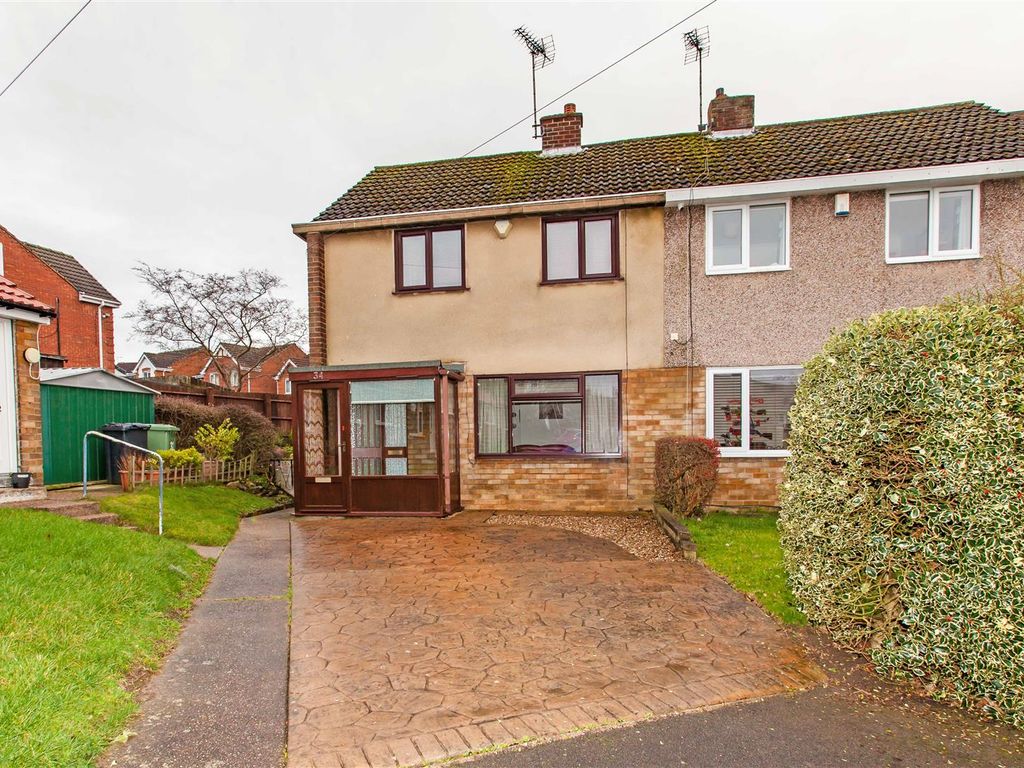 2 bed semidetached house for sale in Bainbridge Road, Bolsover