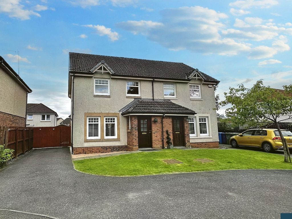 3 bed semidetached house for sale in Rye Drive, Glasgow G21, £185,000