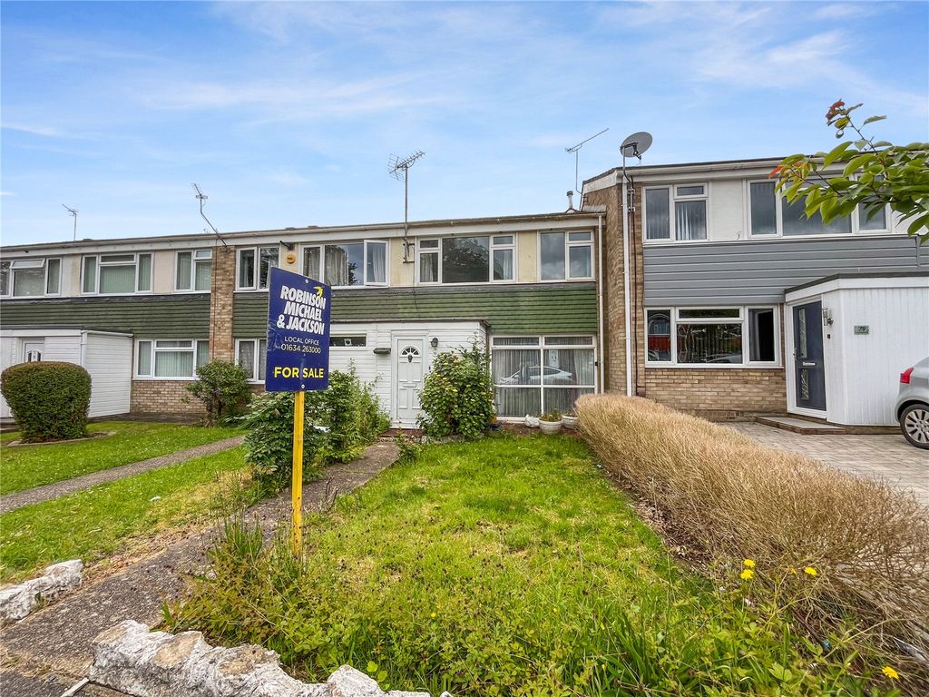 3 bed terraced house for sale in Bayswater Drive, Rainham, Gillingham