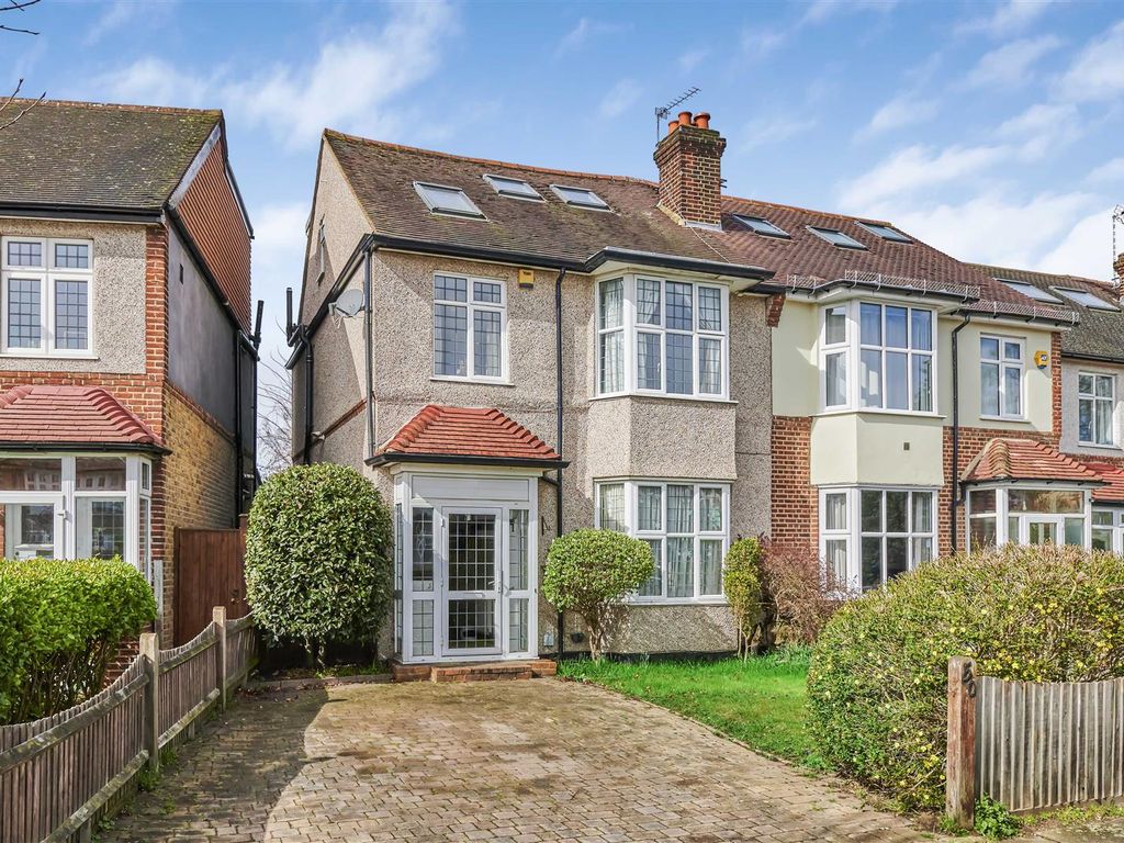 5 bed semidetached house for sale in Keswick Avenue, London SW19, £