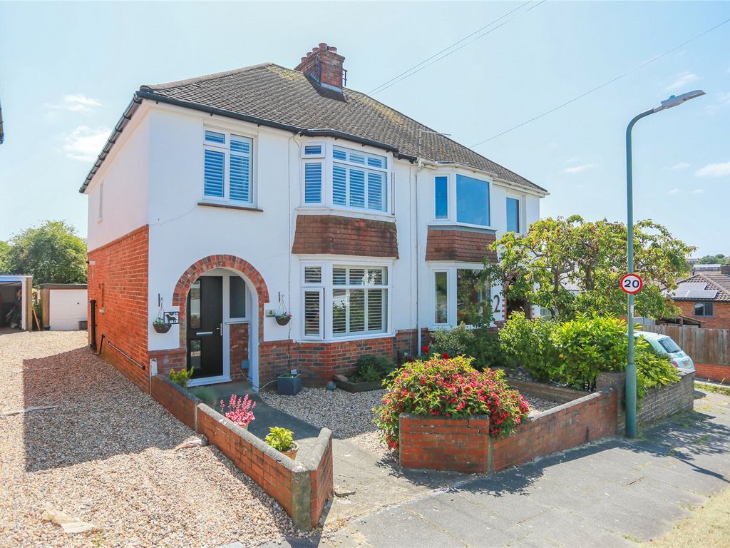 3 bed semidetached house for sale in Downsview Road, Portslade