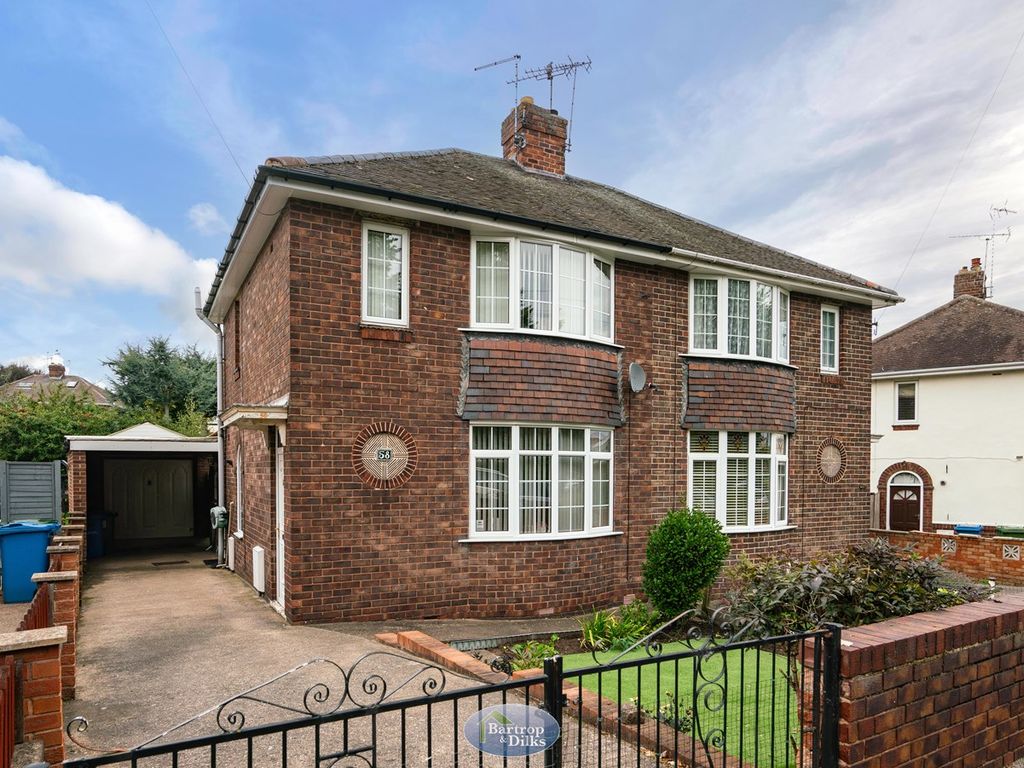 3 bed semidetached house for sale in Kingsway, Worksop S81, £190,000