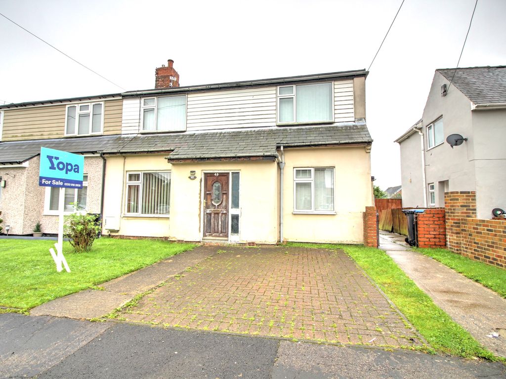 3 bed semidetached house for sale in Moor Crescent, Ludworth, Durham