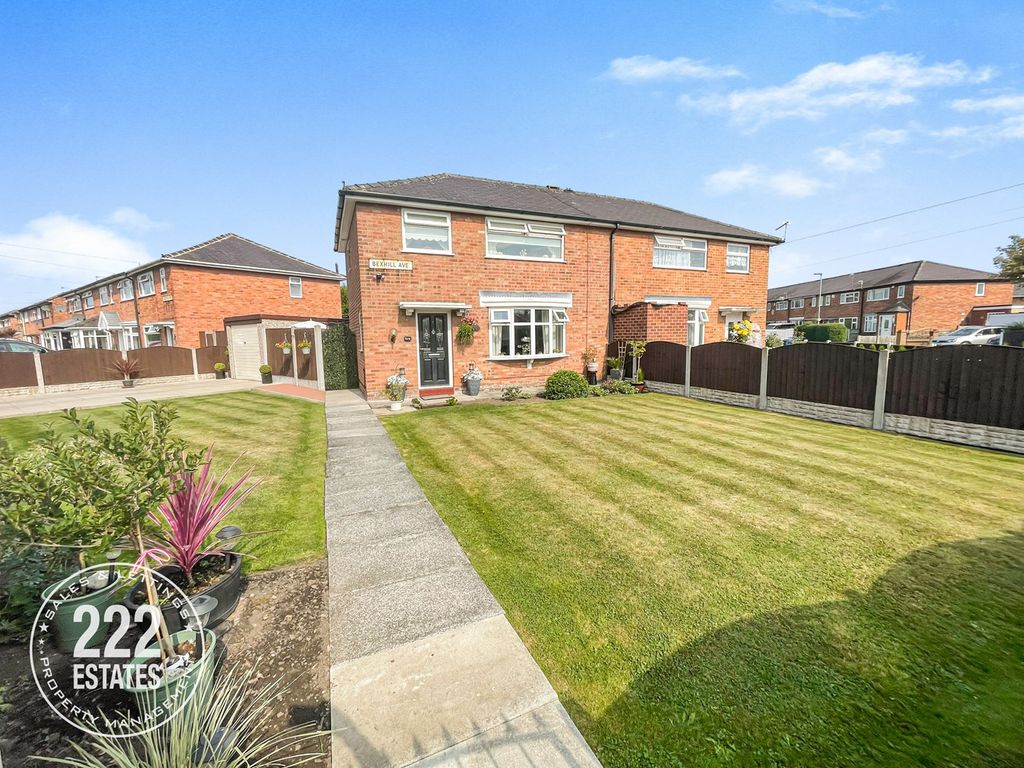 3 bed semidetached house for sale in Bexhill Avenue, Warrington WA2