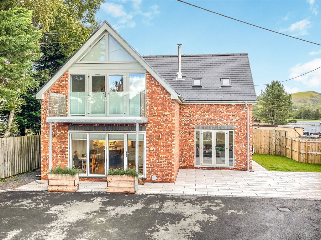 3 bed detached house for sale in Old Station Yard, Llanbrynmair, Powys