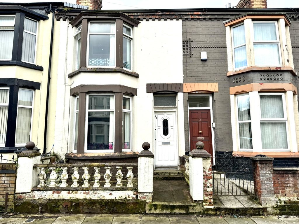 2 bed terraced house for sale in Benedict Street, Bootle L20, £80,000