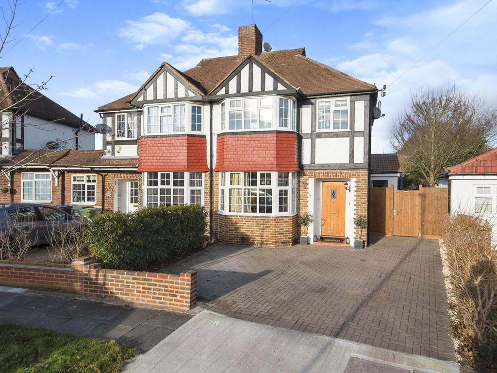 3 bed semidetached house for sale in Ancaster Crescent, New Malden KT3