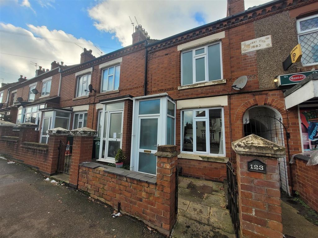2 bed terraced house for sale in Leicester Road, Shepshed