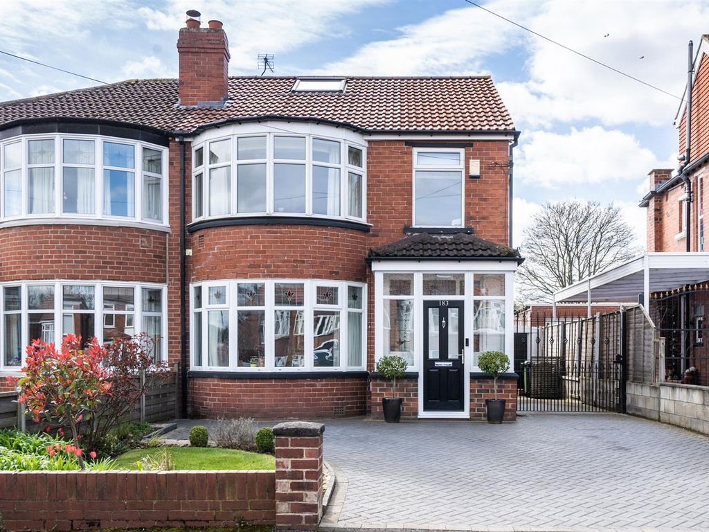 4 bed semidetached house for sale in West Park Drive West, Roundhay