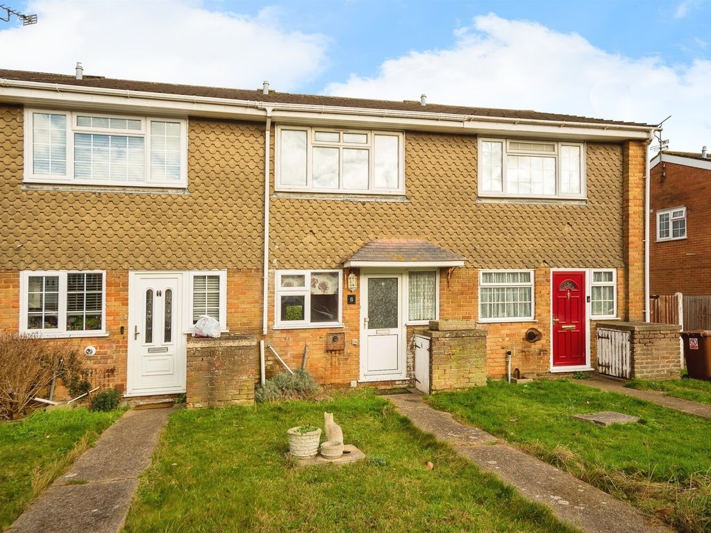 2 bed terraced house for sale in Waverley Close, Lordswood, Chatham ME5, £190,000 Zoopla
