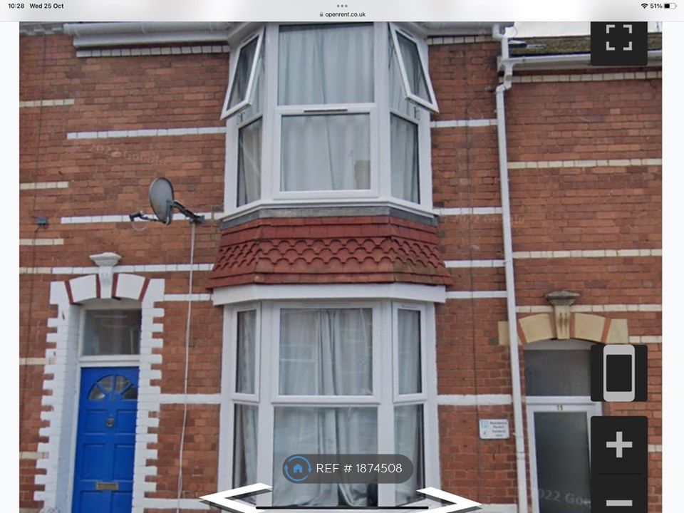 3 bed terraced house to rent in Salisbury Road, Exeter EX4, £862 pcm