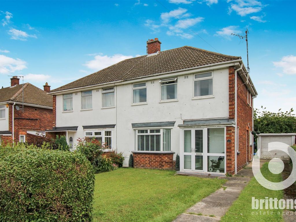3 bed semi-detached house for sale in King John Avenue, King's Lynn ...