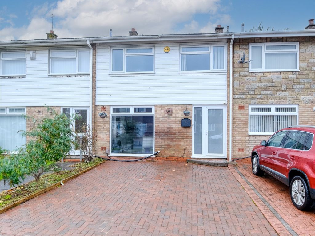 3 bed terraced house for sale in Rowood Drive, Solihull B92, £265,000 Zoopla