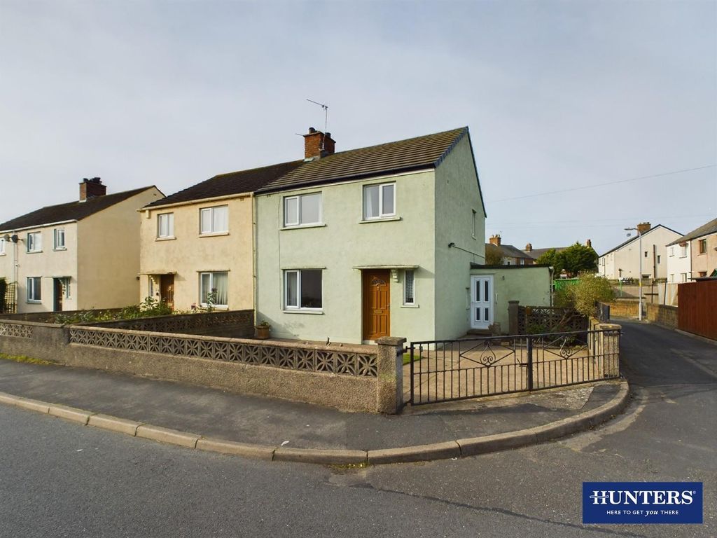 3 bed semidetached house for sale in The Crofts, Silloth CA7, £100,000