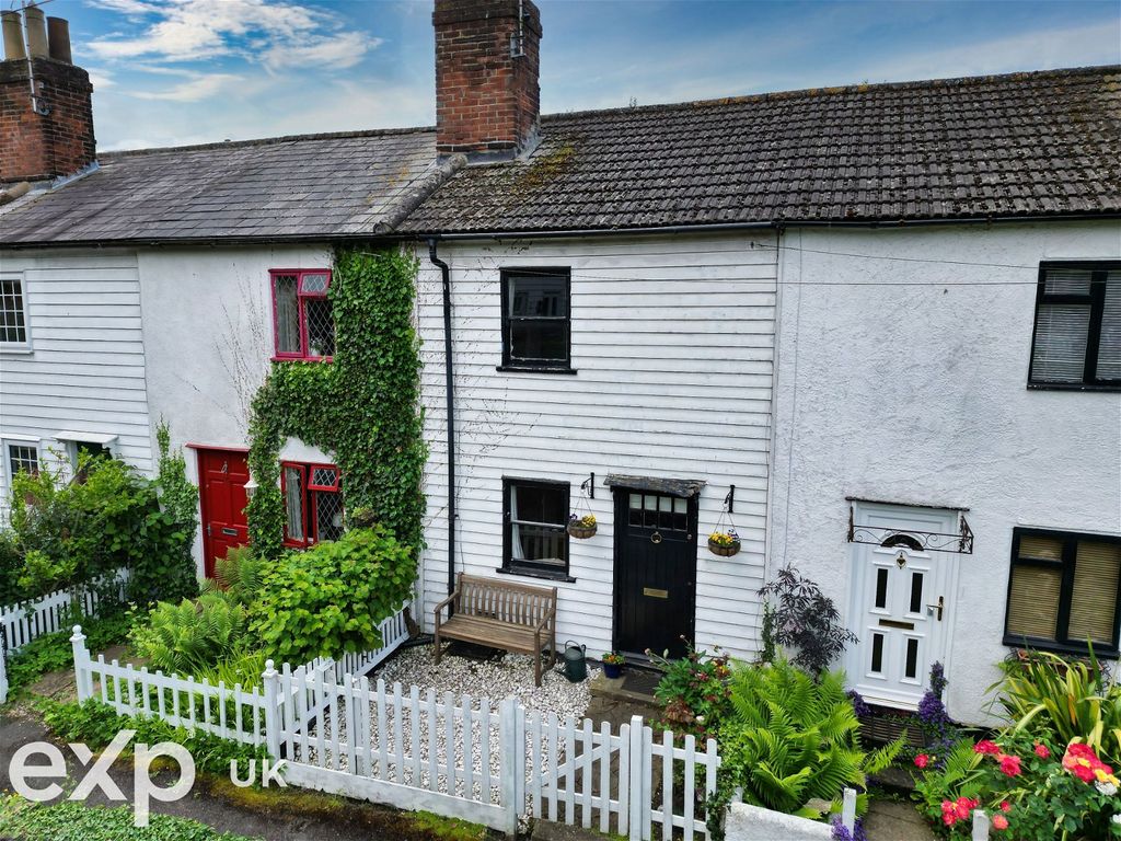 2 bed terraced house for sale in Ryarsh Lane, West Malling, Kent ME19