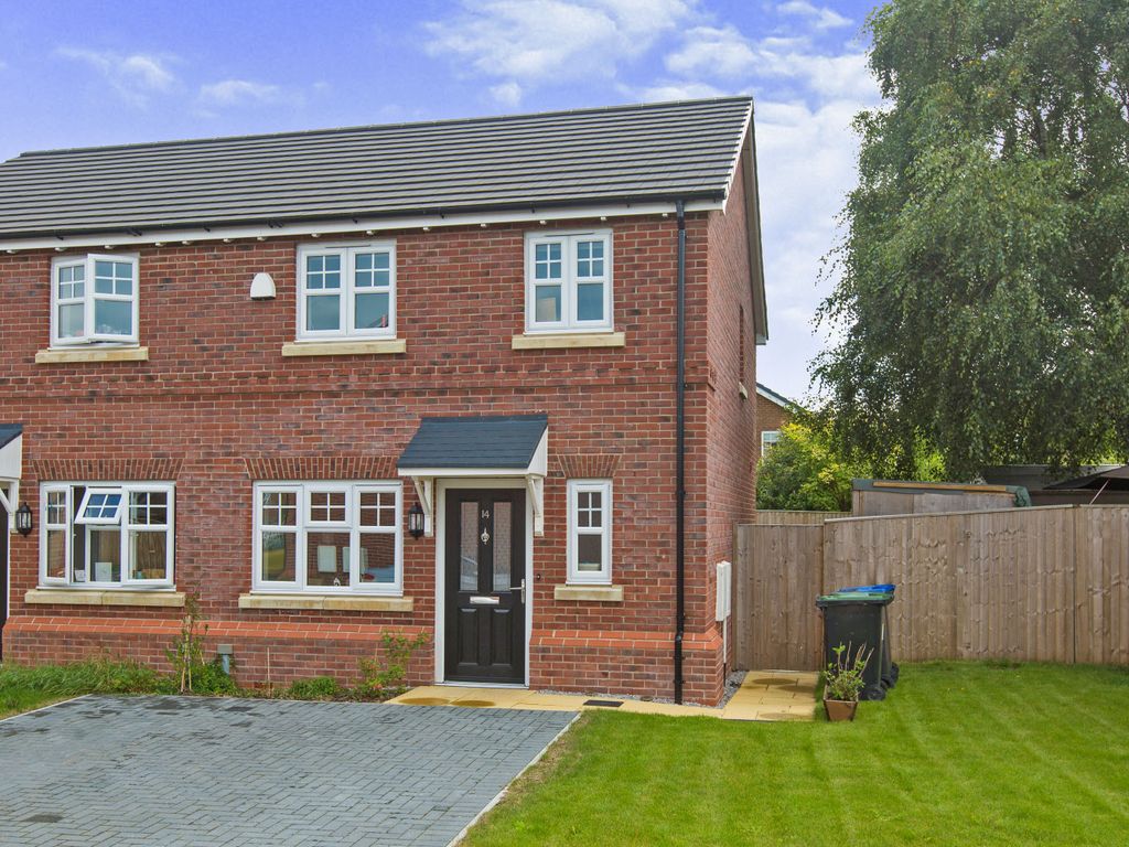 2 bed semi-detached house for sale in Hamlet Close, Inskip, Preston ...