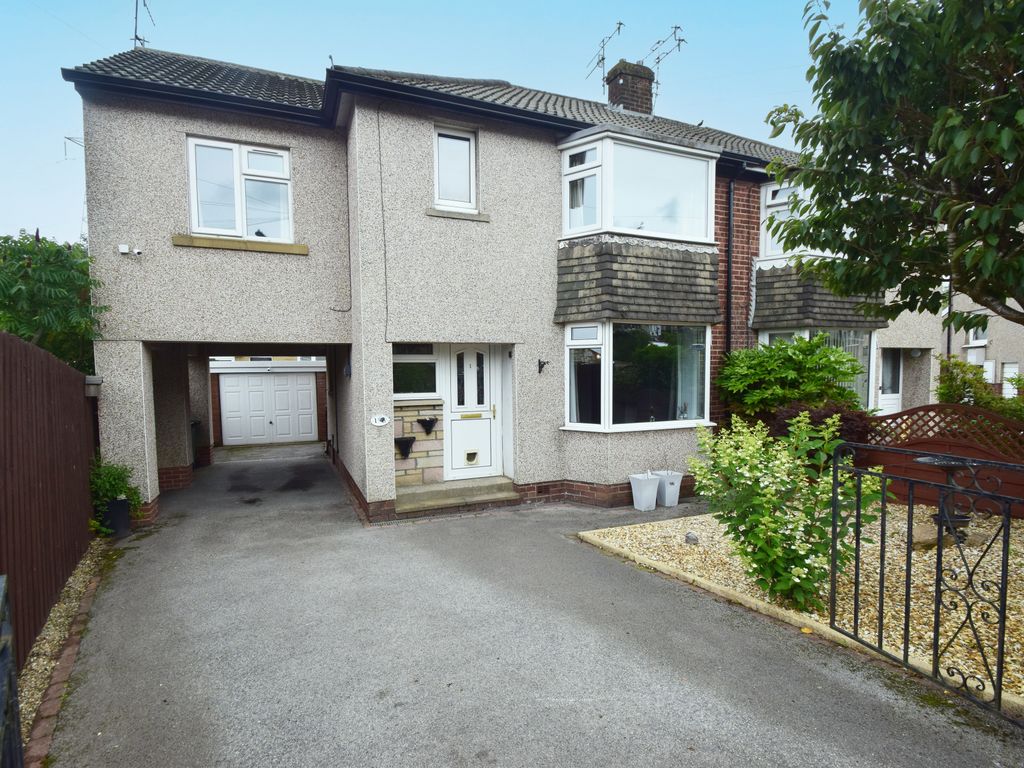 4 bed semidetached house for sale in Harden Grove, Long Lee, Keighley