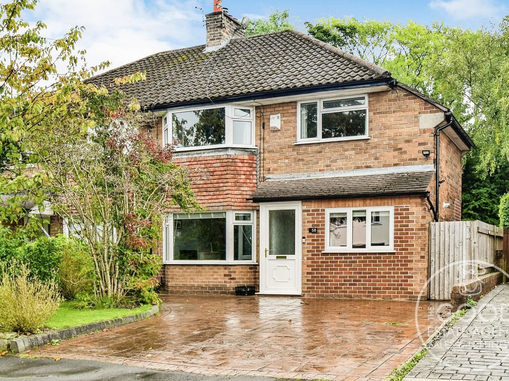 3 bed semidetached house for sale in Dean Drive, Wilmslow SK9, £