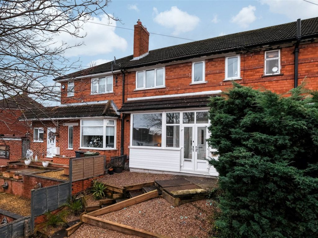 3 bed terraced house for sale in Glencroft Road, Solihull B92, £235,000