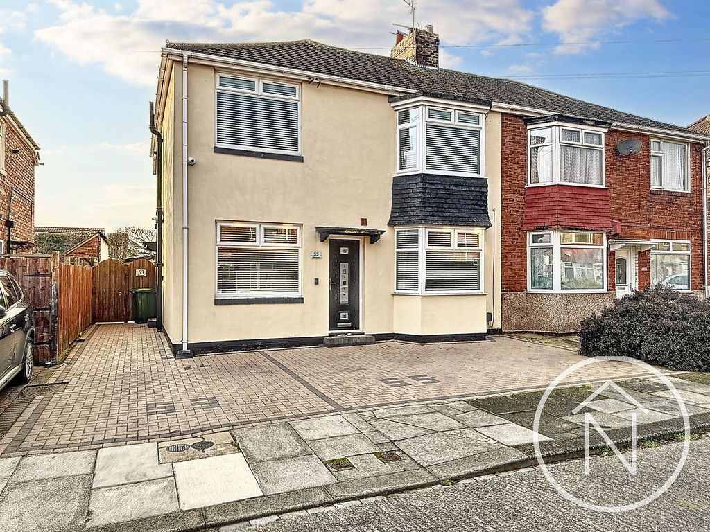 4 bed semidetached house for sale in Belmont Avenue, Billingham TS22