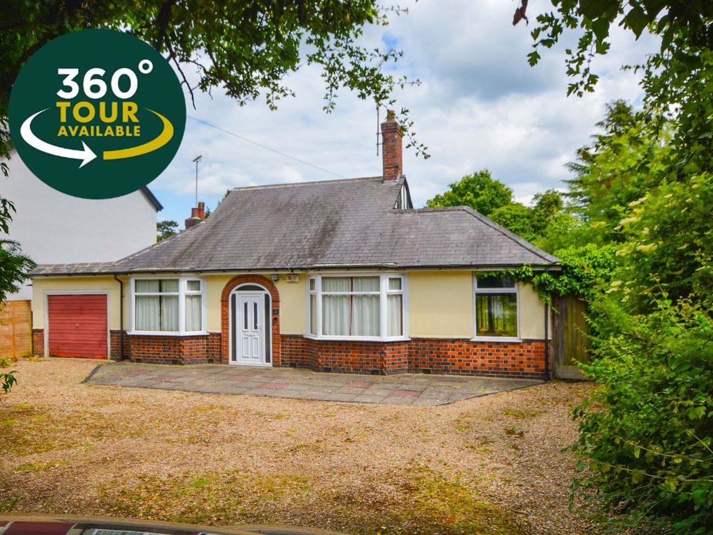 4 bed detached bungalow for sale in Station Road, Glenfield, Leicester