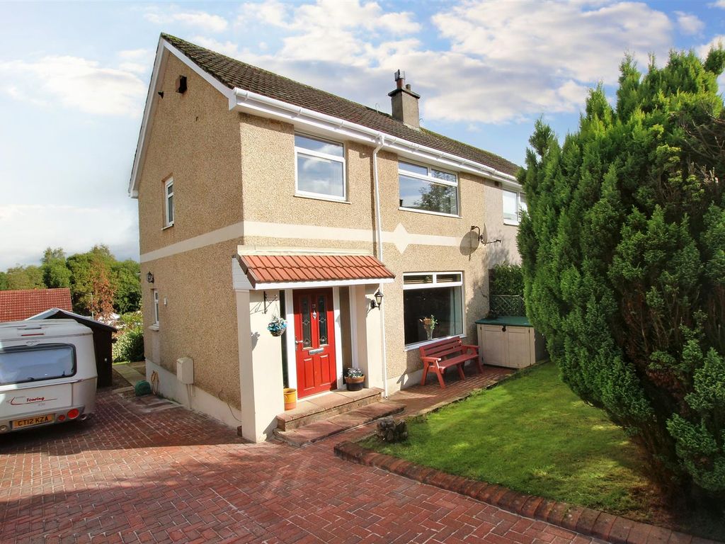 3 bed semidetached house for sale in Hillfoot Drive, Wishaw ML2, £