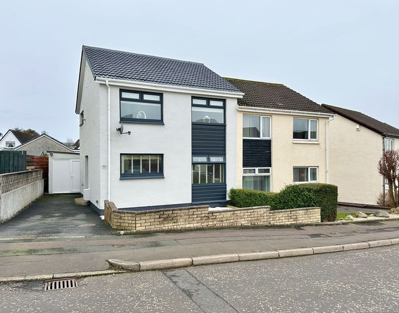 3 bed semidetached house for sale in Cedar Road, Ayr KA7, £165,000