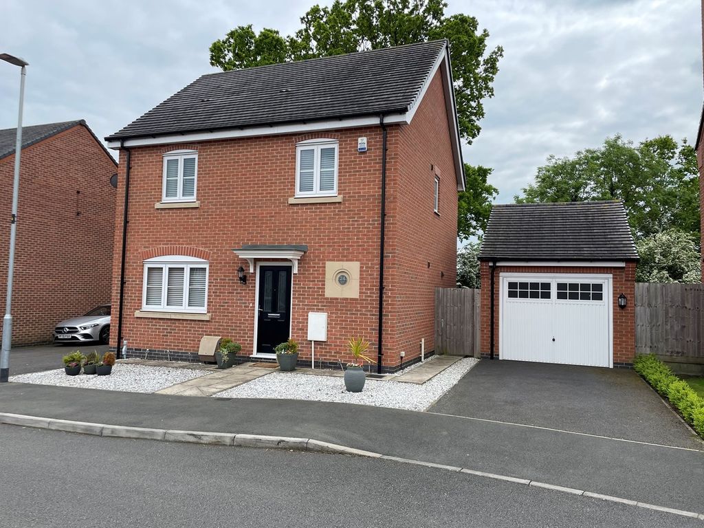 3 bed detached house for sale in Wright Road, Stoney Stanton, Leicester