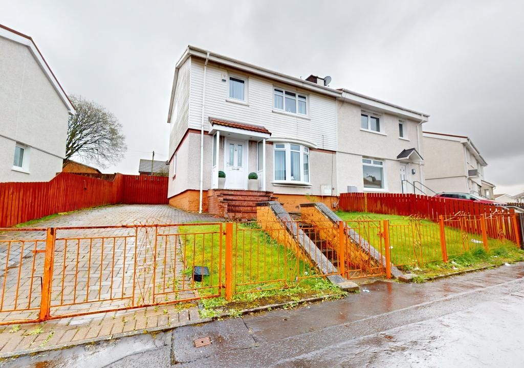 3 bed semidetached house for sale in Knowe Crescent, Newarthill, Motherwell ML1, £119,000 Zoopla