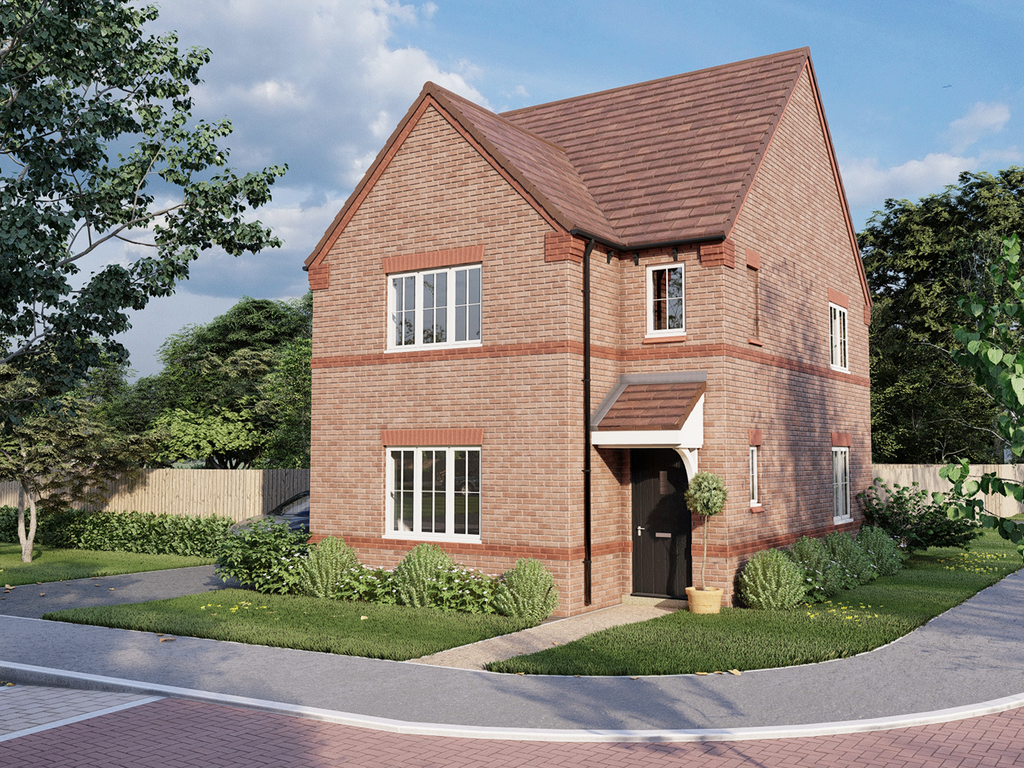 New home, 3 bed detached house for sale in "The Hatfield" at Brookfield