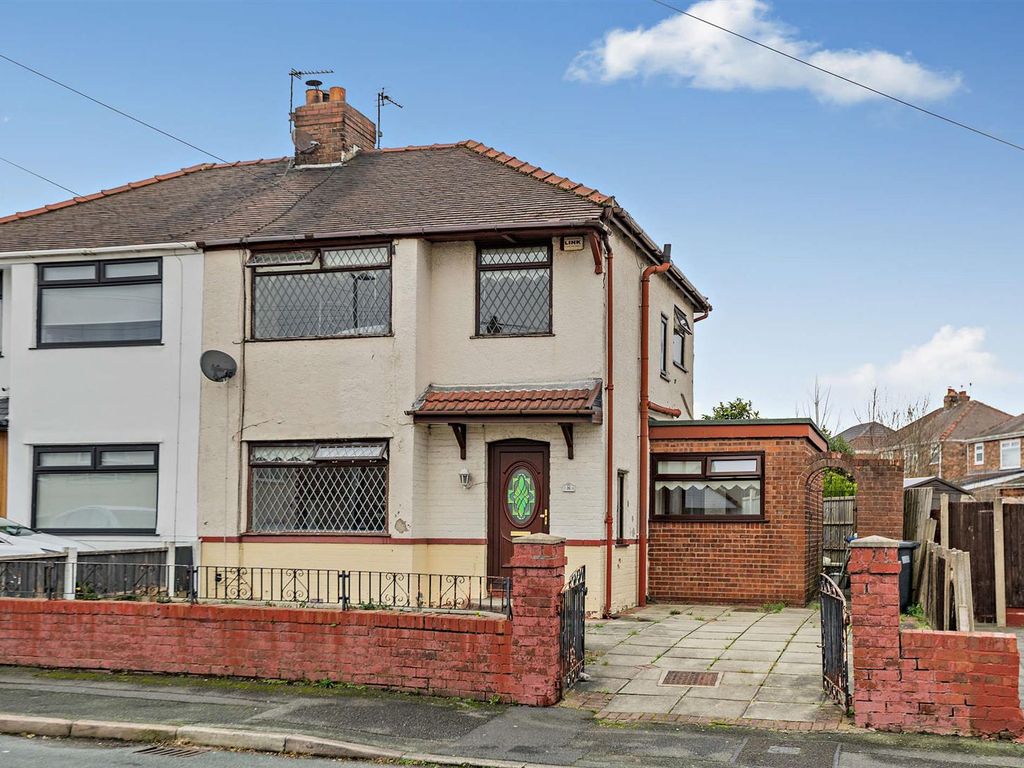 3 bed semidetached house for sale in Nicholas Road, Widnes WA8, £