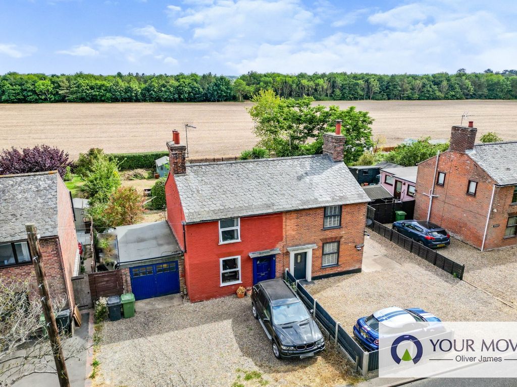 2 bed semidetached house for sale in Beccles Road, Toft Monks, Beccles