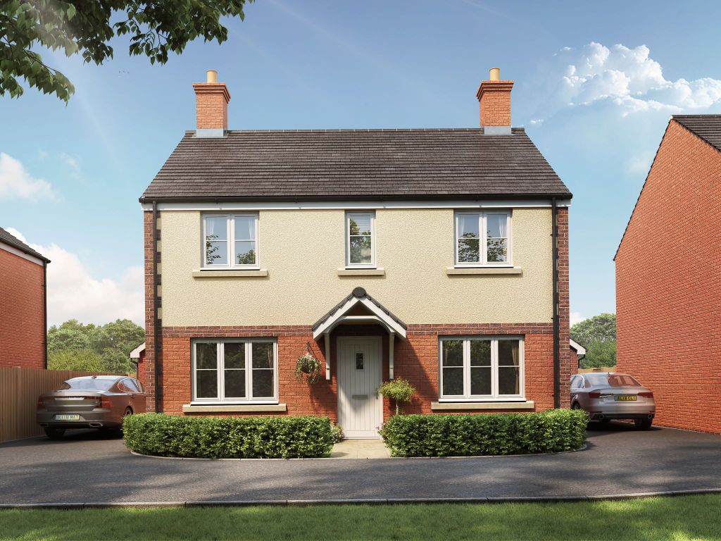 New home, 4 bed detached house for sale in "The Chedworth" at Boughton Green Road, Northampton