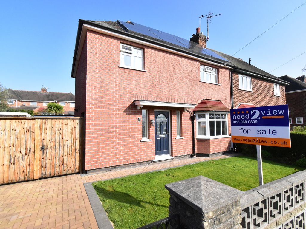 3 bed semidetached house for sale in Perlethorpe Drive, Hucknall