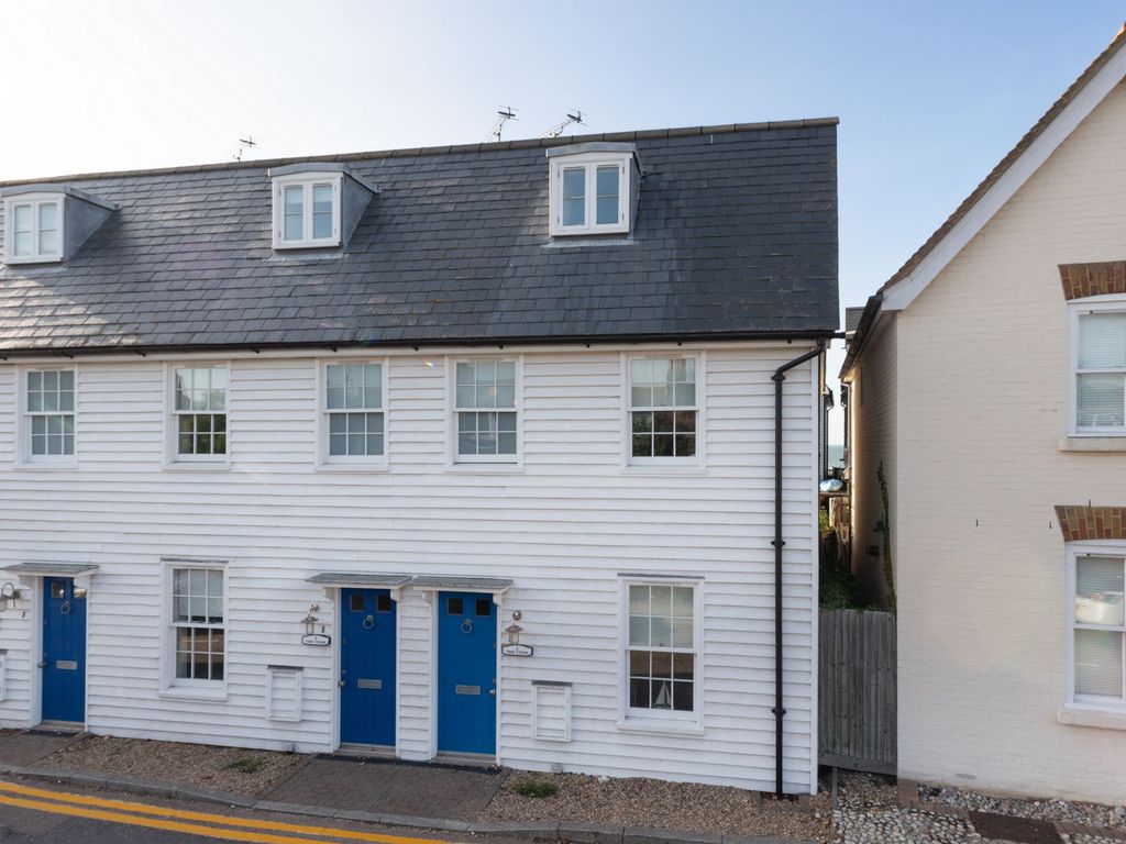 4 bed terraced house for sale in Island Wall, Whitstable CT5, £795,000