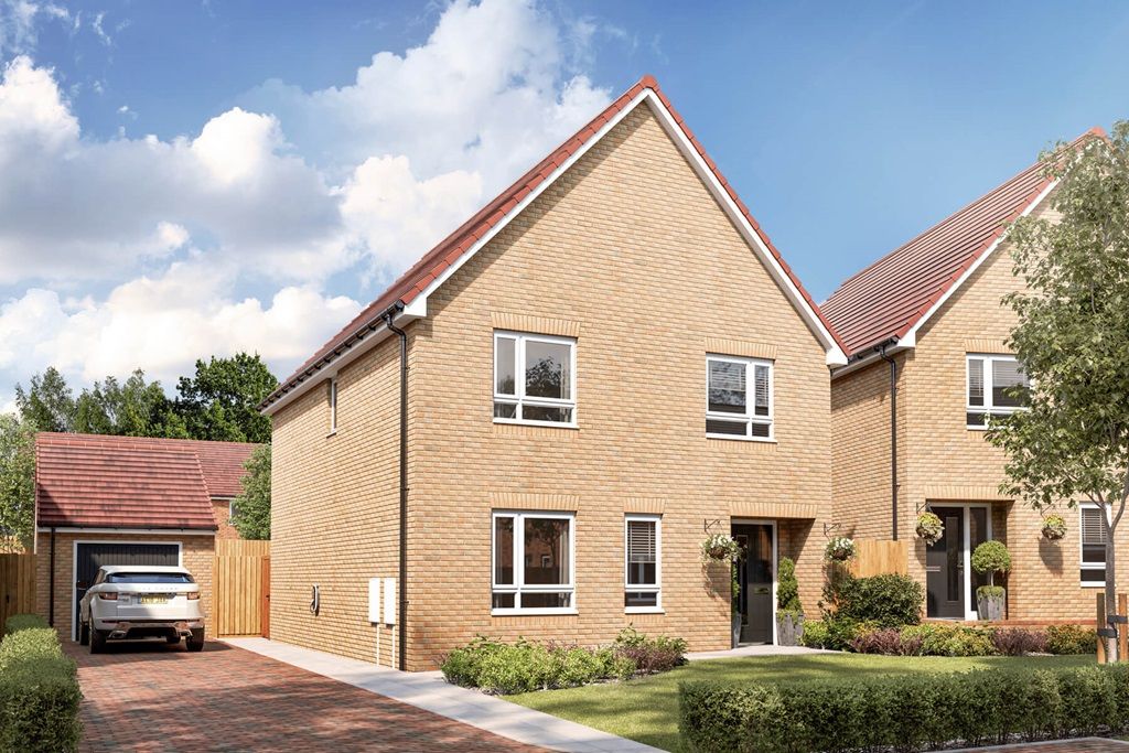 New home, 4 bed detached house for sale in "The Bittesford Plot 101