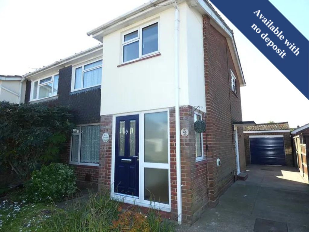 3 bed semidetached house to rent in Blean View Road, Herne Bay CT6, £