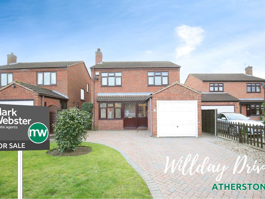 3 bed detached house for sale in Willday Drive, Atherstone CV9, £
