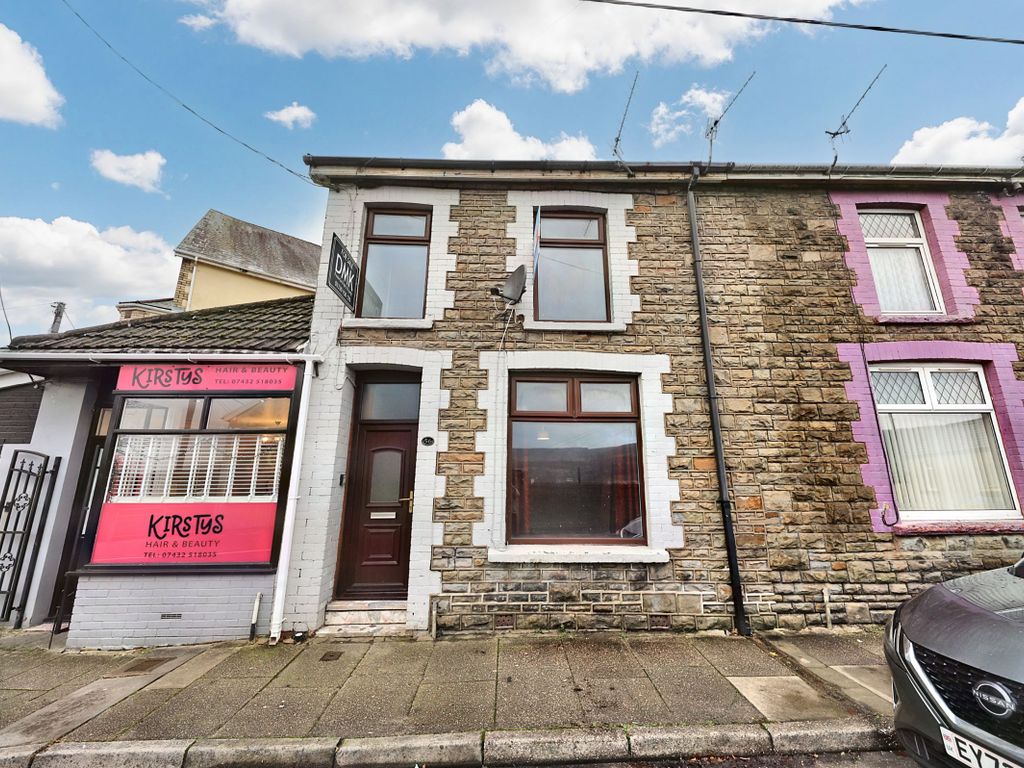 4 bed terraced house for sale in Jubilee Road, Godreaman, Aberdare CF44
