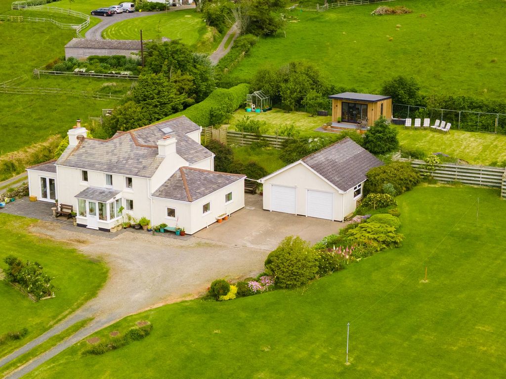 4 bed detached house for sale in Lake View, Lhoobs Road, Foxdale IM4, £