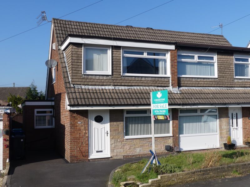 3 bed semidetached house for sale in Helston Drive, Royton, Oldham OL2