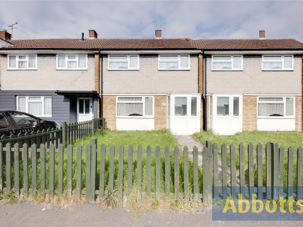 3 bed terraced house for sale in Priors Close, Basildon, Essex SS14, £