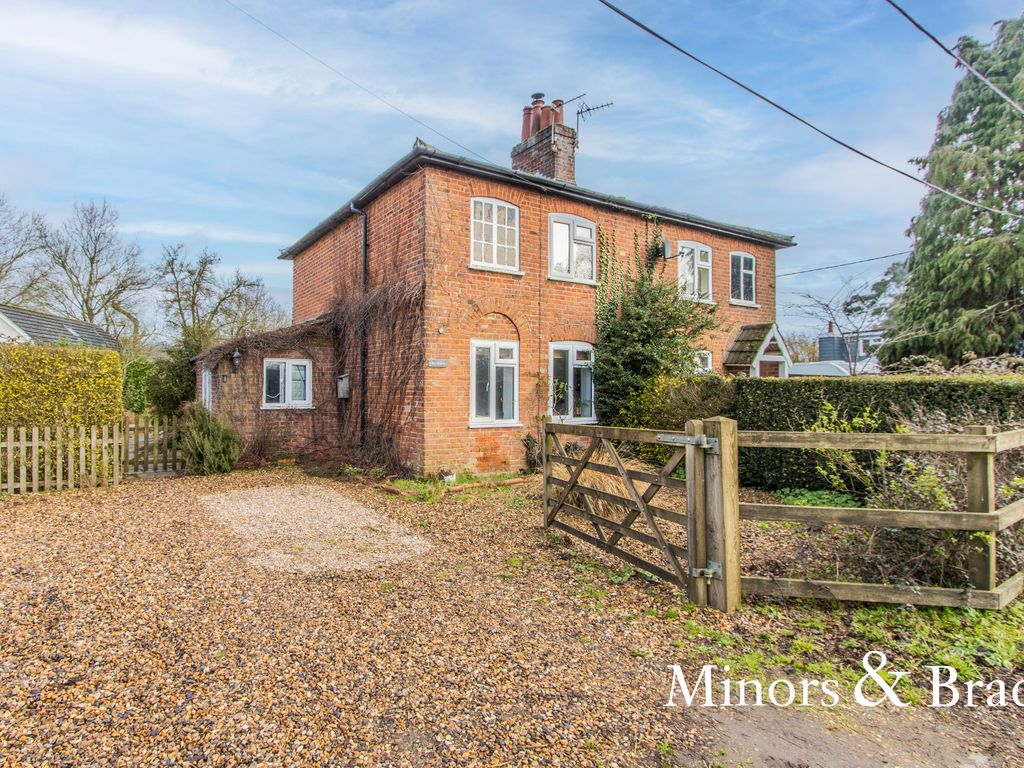 2 bed semidetached house for sale in Main Road, North Tuddenham