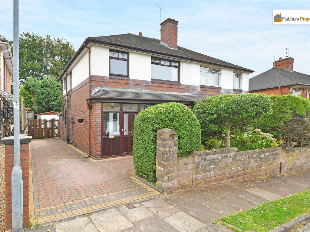 3 bed semidetached house for sale in Parkwood Avenue, Trentham ST4