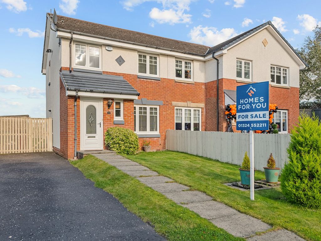 3 bed semidetached bungalow for sale in Ardgay Drive, Bonnybridge FK4