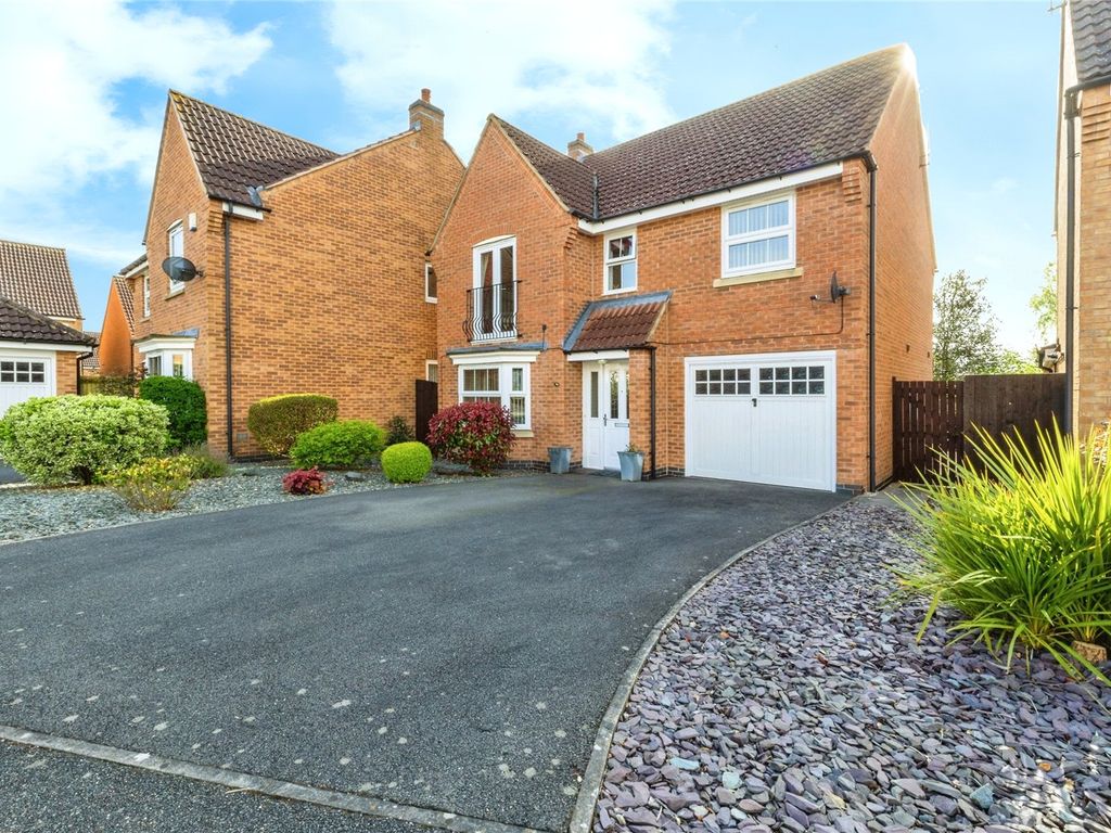 4 bed detached house for sale in Mercer Drive, Lincoln, Lincolnshire